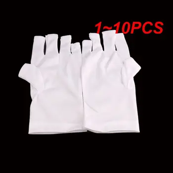 1 ~ 10 шт. Перчатки для дизайна ногтей Перчатка для защиты от ультрафиолетового излучения Перчатки Защита для ногтей Гель УФ светодиодная лампа Инструмент