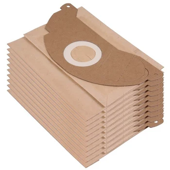10 Бумажные мешки для пылесоса Karcher 6.904-322.0 MV2 WD2 A2003 A2004 Совместимые вакуумные мешки для пыли