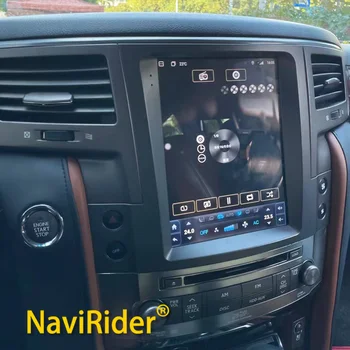 128 ГБ Автомобильный мультимедийный видеоплеер GPS для Lexus LX570 LX 570 2007-2015 Радио Tesla Экран Навигация Стерео Беспроводной CarPlay