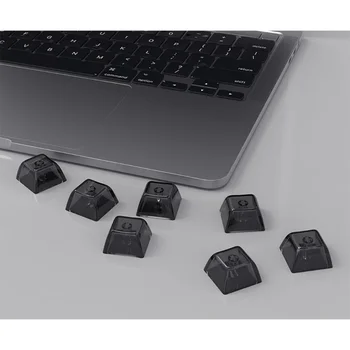 4/20Клавиши XDA 1U 1X прозрачные кристаллические пустые колпачки для клавиш MX Switchs Игровая клавиатура DIY Подарок для любителей игр