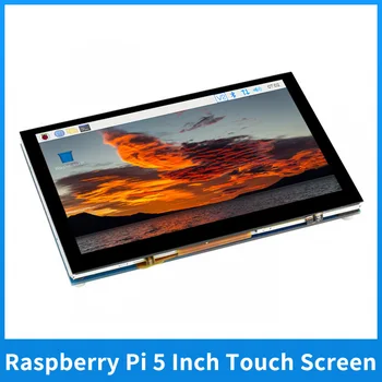 Raspberry Pi 5-дюймовый сенсорный экран 800x480 емкостный дисплей Интерфейс DSI 5-точечный сенсорный экран для Raspberry Pi 4B 3B+ 3B 2B B+