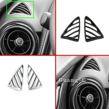 Автомобильная наклейка Кондиционер Выход Вентиляционное отверстие Крышка Крышка Рамка Лампа Отделка Капот Для Mazda CX-3 CX3 2017 2018 2019 2020 2021 2022