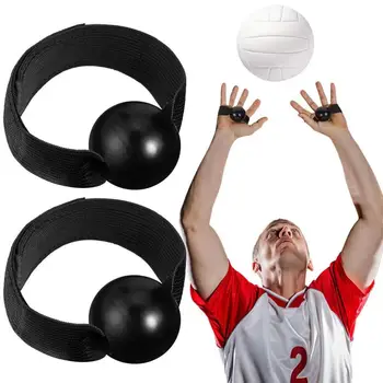 Волейбольный тренировочный пояс Управление пальцами Футбольный тренировочный инструмент Повышение точности Ловкость с регулируемой ловлей мяча
