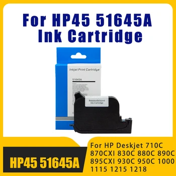 Для HP 51645A hp5164a 45 Совместимый черный чернильный картридж Замена для hp45 51645A Deskjet 710c 720c 815c 832c 850c 930c 980c