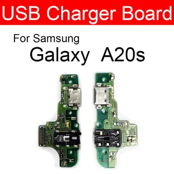 зарядное устройство USB Jack Board для Samsung Galaxy A20s SM-A2070 SM-A207F A2070 A207F Модуль зарядного порта Usb Разъем Порт Плата