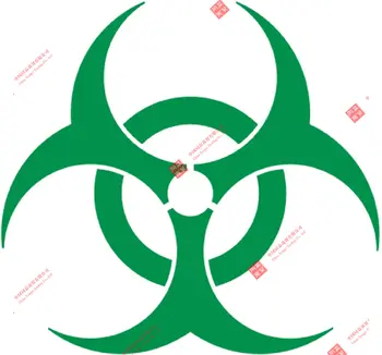Личность CUSHYSTORE Biohazard Biohazard Светоотражающая наклейка Наклейка Виниловые наклейки для мотоциклов