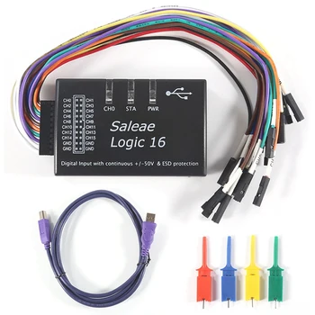 Логический логический USB-анализатор для официальной версии Частота дискретизации 100M 16 каналов Приборы