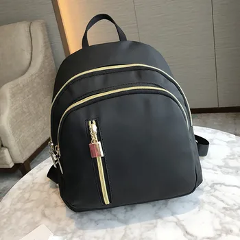 Новая женская мода для девочек школьная сумка многофункциональный маленький рюкзак симпатичный рюкзак ранец женский рюкзак черный