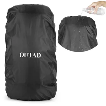 Открытый унисекс Водонепроницаемый рюкзак OUTAD Дождестойкий чехол Прочный походный рюкзак для кемпинга Рюкзак Сумка для взрослых Черный