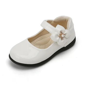 Платье для девочек-Мэри Джейн Туфли для девочек Принцесса Свадебная вечеринка Цветочная девочка Школьная обувь на плоской подошве для маленьких/больших детей