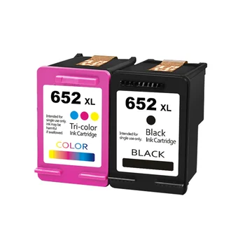  портативный удобный совместим с HP652 XL Ink Box Deskjet 1115 2135 3636 3790 4535 5275, черный красочный набор