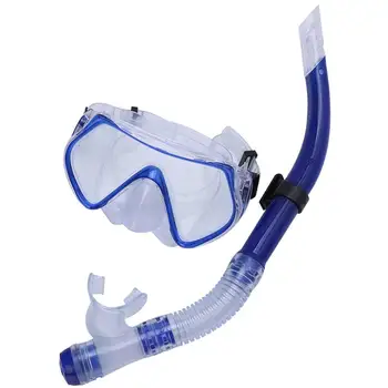 Профессиональный набор масок для подводного плавания | Противотуманные очки для снорклинга | Полусухая дыхательная трубка | Снаряжение для бассейна