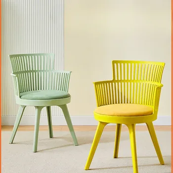 Роскошные дизайнерские обеденные стулья Пластиковый табурет Relax Случайные обеденные стулья Nordic Event Cadeira Toelen Eetkamer Мебель для патио